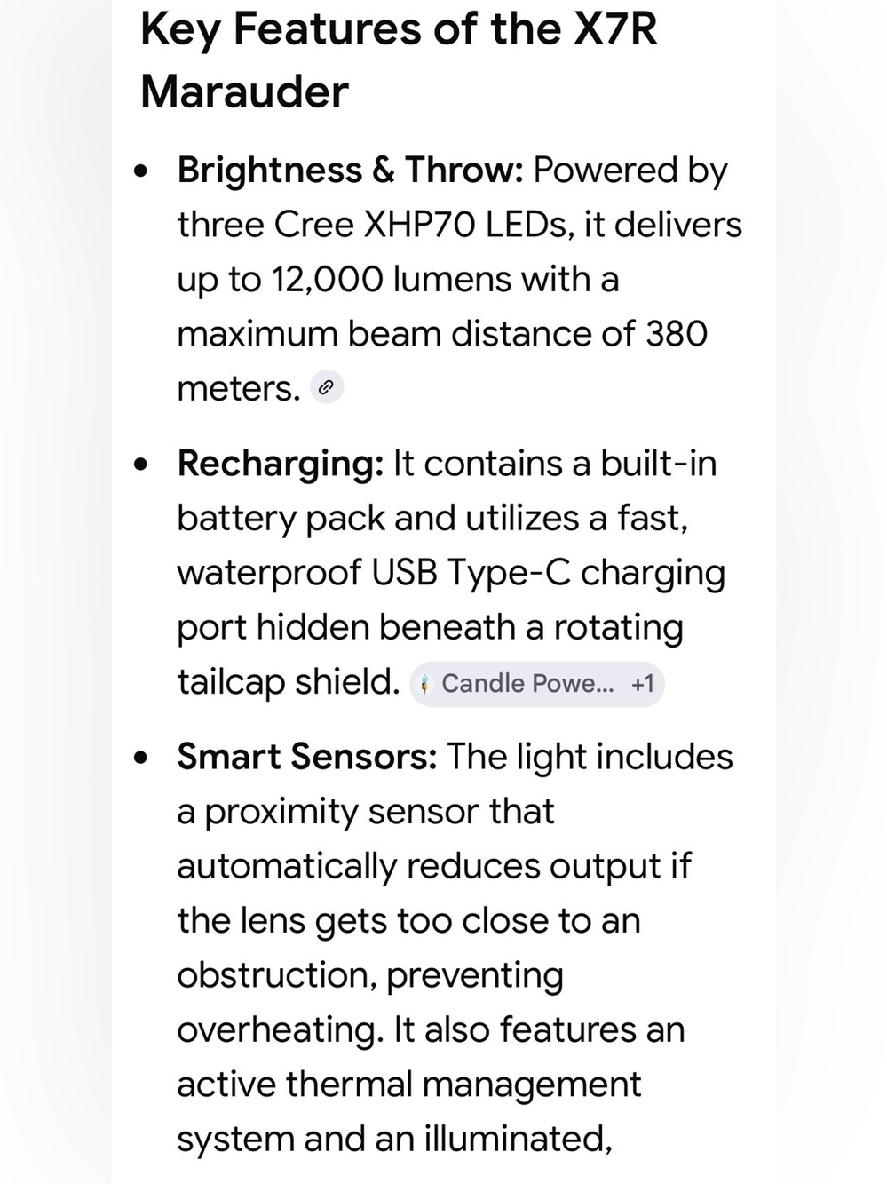 🔦 Olight X7R Marauder Rechargeable LED Flashlight – Black - Picture 14 of 17